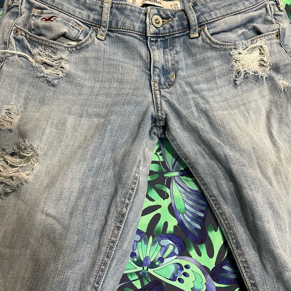 Hollister Light Blue Ripped - Picture 6 of 13